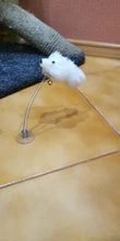1/3Pcs Funny Cat Toys Elastic Feather False Mouse Bottom Sucker Toys for Cat Kitten Playing