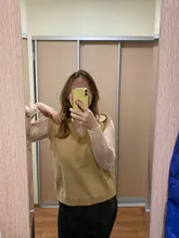 Pullover Vest Sweater Knitted Pink Winter Women Warm Girls Autumn V-Neck Casual New