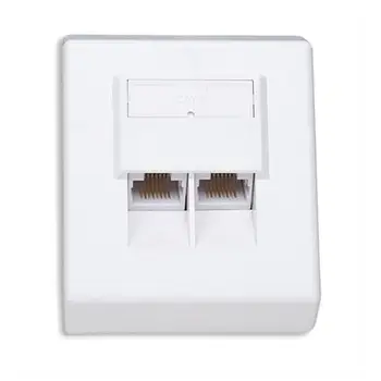 

IWP-MD 8/8-AP-C6-wall socket RJ45 Cat 6 External 2 ports, UTP, white color