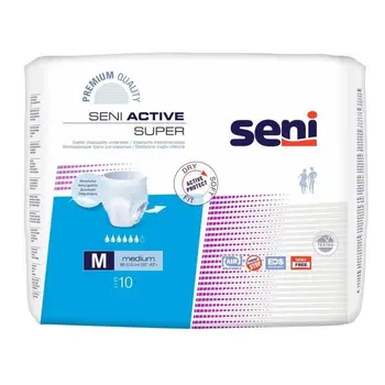 

Underpants absorbent active SENI for leak urinary-Size M-Incontinence strong-Set of 10