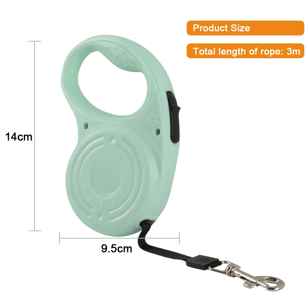 Automatic Retractable Leash Automatic Retractable Nylon Dog Lead Extending Puppy Walking Running Leads For Small Medium Dogs Pet
