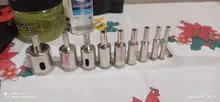 Juego de brocas con revestimiento de diamante Hss, brocas de perforación para azulejos, mármol, vidrio y cerámica, herramientas eléctricas de 6mm-30mm, 10 Uds.