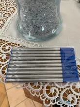 Alta calidad 10 Uds Hilton azul de recarga de tinta de bolígrafo para firmar bolígrafo recambios papelería suministros de oficina