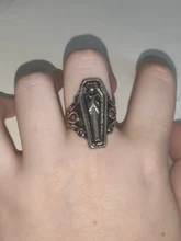 Anillo Vintage Chapado en plata para mamás egipcia, anillo sencillo Retro de tamaño con personalidad, Junta ajustable, joyería de regalo