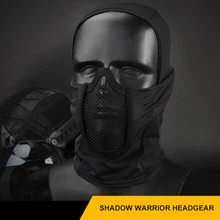 

Airsoft Mask Real CS Protected Mesh Hood Paintball Mask Target for Shooting Breathable