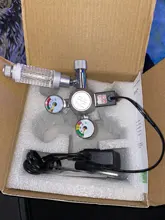DIYAquarium-regulador de CO2, con válvula de retención, contador de burbujas, sistema de Control de válvula solenoide, válvula reductora de presión de CO2 para acuario
