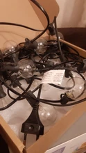 String-Lights Bulbs Patio-String Wedding-Decorative G40 Waterproof IP44 New-Year 25ft