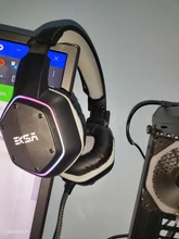 EKSA E1000 Gaming Headset 7.1 Surround Sound Wired Headset Gamer PC For PS4 with RGB