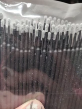 Hisopo de algodón desechable para extensión de pestañas, hisopo de limpieza de pestañas, herramienta cosmética, 100 Uds./50 Uds.