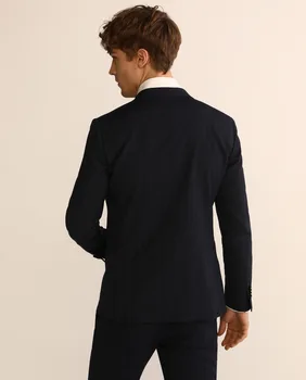 

Suit jacket male slim navy blue