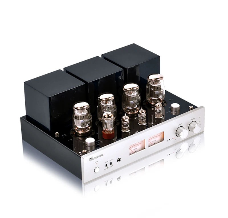 MUZISHARE New X7 KT88 Push-Pull tube amplifier HIFI EXQUIS GZ34 Lamp Amp Best Selling With Phono and Remote