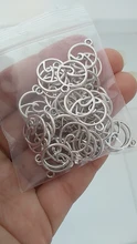 WYSIWYG 40 Uds 12x12mm Color de plata antiguo olas encantos colgante para fabricación de joyería DIY resultados de la joyería