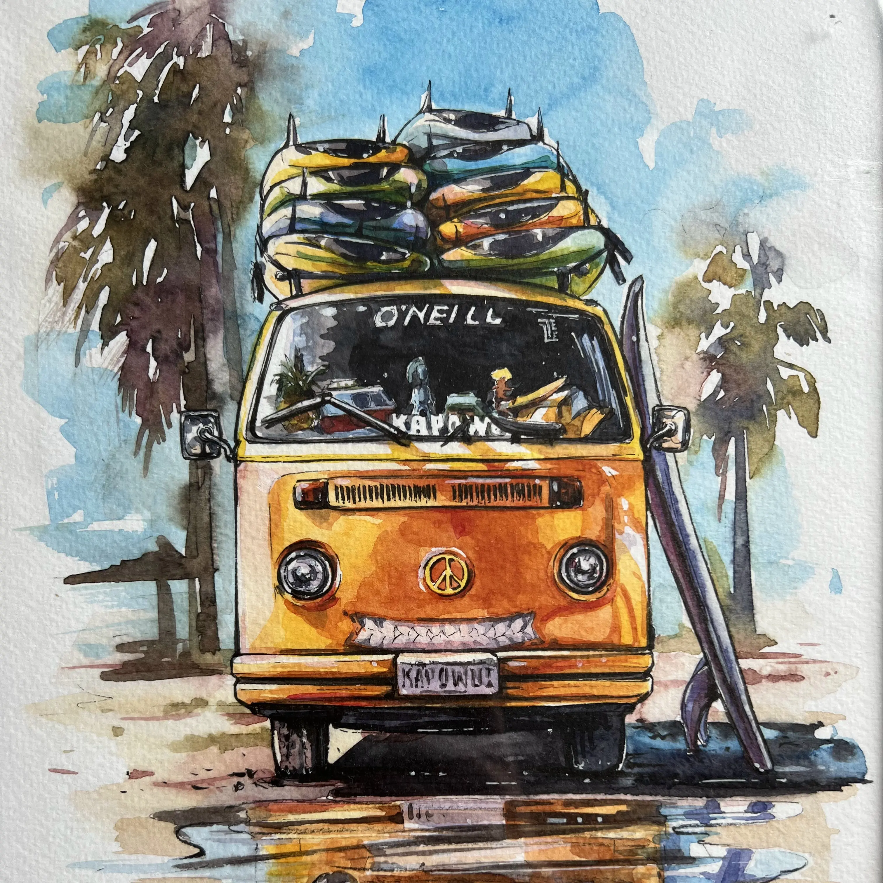 VW t2 vanlife