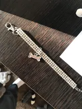 Collar ostentoso de perro de cristales para cachorro, Collar brillante con diamantes de imitación para mascotas, suministros de Perros pequeños S/M/L