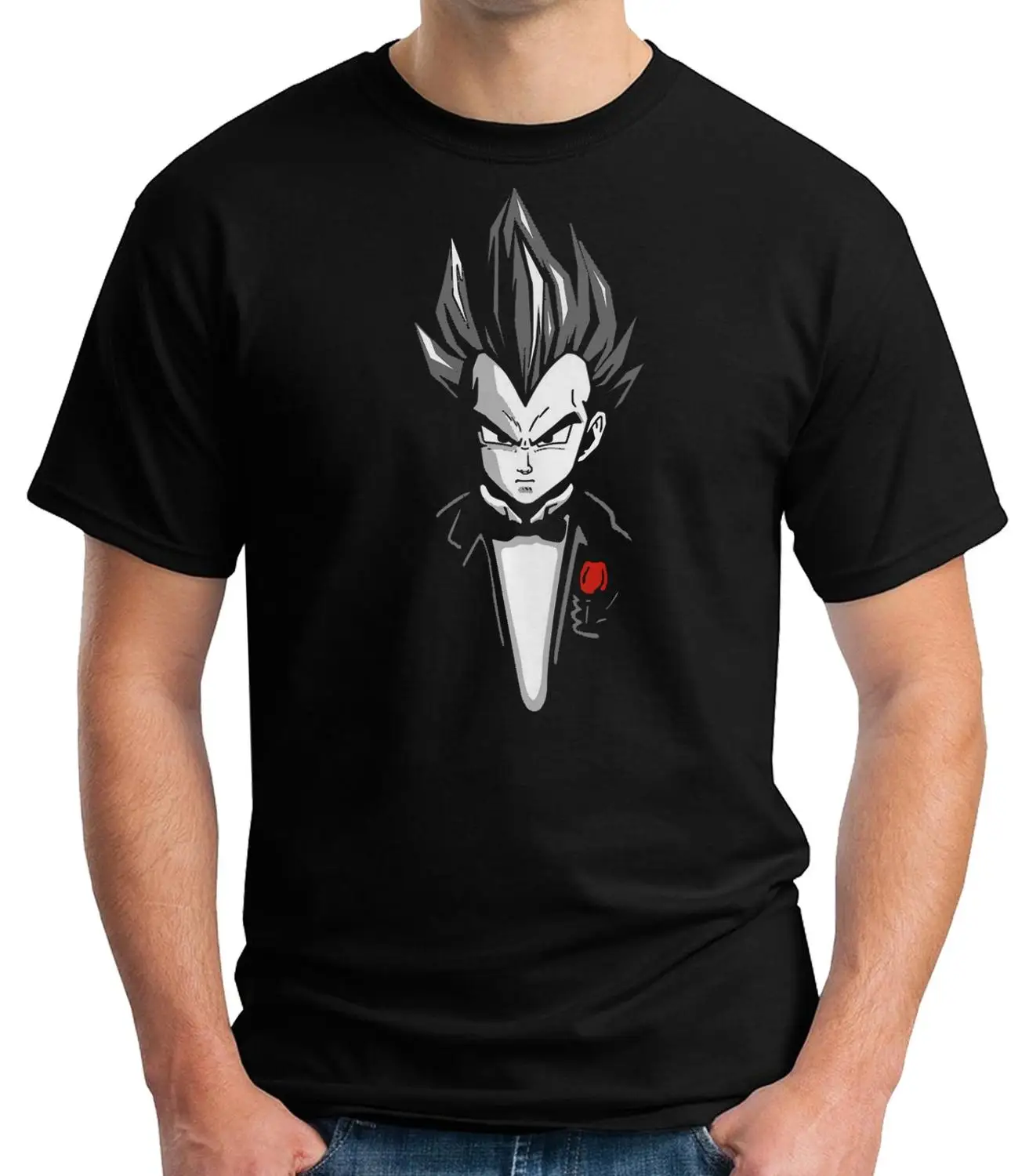 SHIRT MAN-VEGETA-THE GODFATHER-FUNNY | Мужская одежда