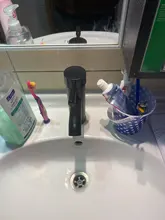 Faucet Basin Tap Brass Matte Black Deck-Mounted Single-Hole