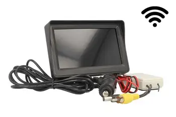 

Wireless LCD Monitor 4,3 ''Slim with module for camera ideal for large car Camper van