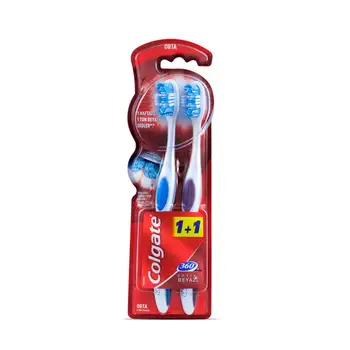 

Colgate 360 Optic White Medium 1 + 1 Toothbrush-Fast Shipping