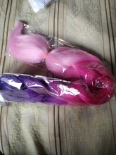 Miss Rola-soporte para extensiones de cabello, 100g, 24 pulgadas, tamaño gigante sintético, BraidsPink, fibra ombré, verde, amarillo, alta temperatura, venta al por mayor