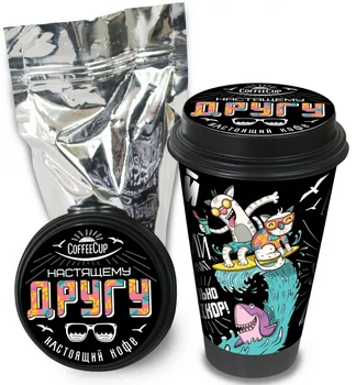 

Coffee chokocat CoffeeCup "real friend", ground, 100 gr