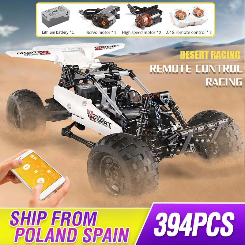 Форма King MOC Technic строительные блоки РОБОТ пустыня гоночный автомобиль