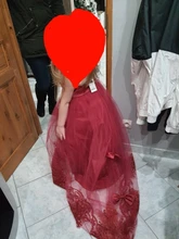 Niña en rojo de encaje bordado Navidad vestido de fiesta de cumpleaños boda Vestido Formal vestidos infantiles para niñas adolescentes ropa 6 14 años