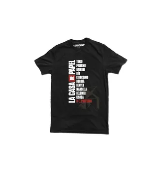 

T-shirt the Paper House names M