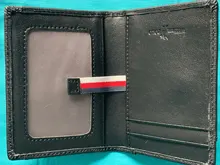 WILLIAMPOLO-tarjetero pequeño de cuero genuino para hombre, billetera pequeña ultrafina para tarjetas de crédito, mini billetera delgada de piel de vaca