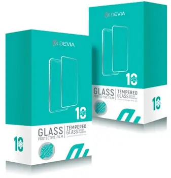 

Box 10 films tempered glass Full for iPhone Xs Max