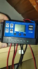 Controller Output-Regulator Home-Battery-Charger 60A Dual-Usb 10A 40A 24V 20A 12V PV