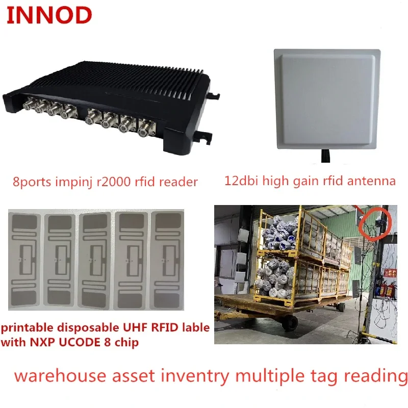 Устойчивая к взломам клейкая длинная uhf rfid Метка NXP Ucode 8 чип Высокая