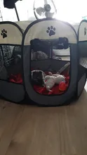 Tent Playpen Puppy-Kennel-Bed Pet-Carrier Removable Octagon-Fence Folding Cats Easy-Operation