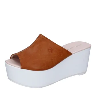 

SOLO SOPRANI sandals women synthetic leather Brown