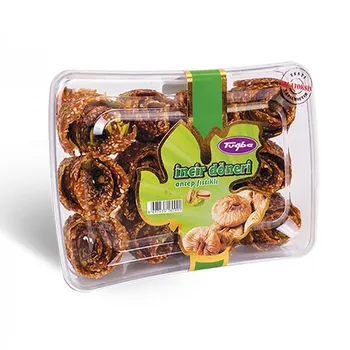

Tuğba 400 gr Fig Rolls with sesame and pistachios Turkey sweet and unusual easy for chewing