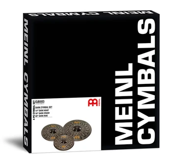 

Ccd141620 classics custom dark cymbal set plate set 14, 16, 20 ", Meinl
