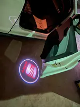 Proyector láser para coche, luz de bienvenida para puerta, lámpara fantasma para Seat León, Ibiza, Alhambra, Niva, Kalina, Priora, Granta, 2 unidades