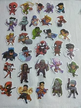 10/30/50 Uds de dibujos animados Disney pegatinas Marvel bien los Vengadores etiqueta engomada impermeable equipaje Skateboard guitarra portátil pegatinas juguete de niño