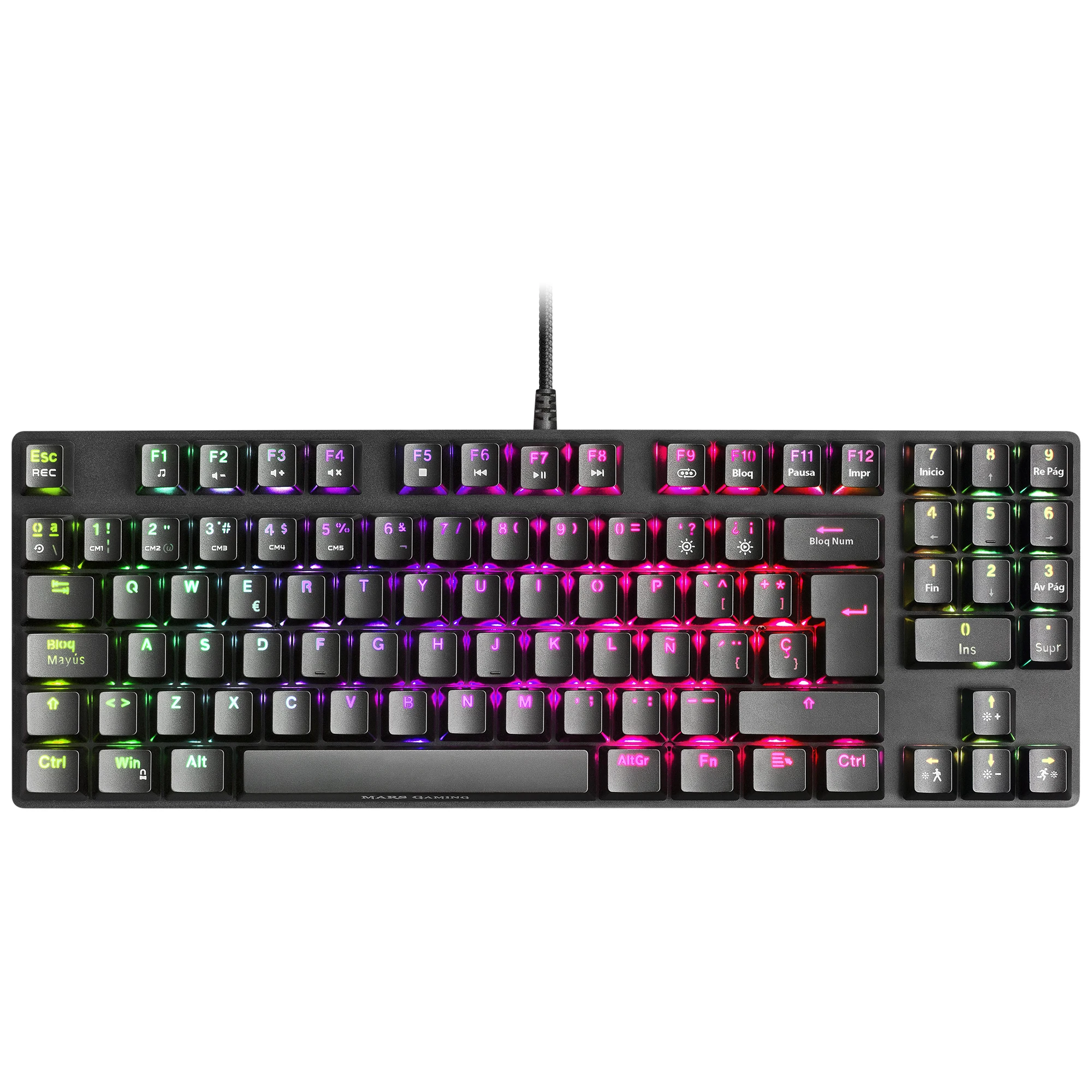 Clavier Mars Gaming Mkrevoprowbes Blanc