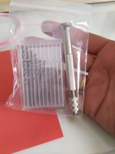 Juego de equipos de perforación manual de Metal, herramientas de molde de resina epoxi Uv con tornillo de taladro de 0,8mm-3,0mm, bricolaje, fabricación de joyas hechas a mano, 1 Juego