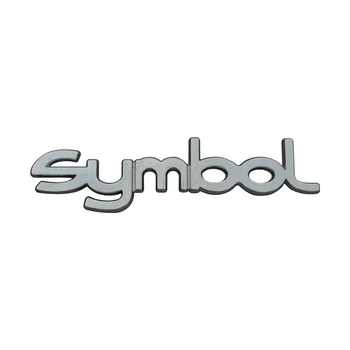 

Bross Auto Parts BSP578 Chrome Symbol Badge Monogram Emblem for Renault Clio Symbol Fast Shipment Ship From Turkey