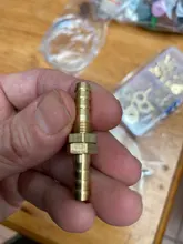 Hose Barb Coupler-Connector-Adapter Pipe-Fitting 16mm Bulkhead Brass Copper 12-14 10