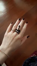 De moda Retro exagerado espíritu anillo de serpiente personalidad Punk viento con forma de serpiente Club anillo moda estudiantil de regalo de la joyería