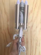 Curling Iron Hair-Tools Barrel-Hair-Styler Ceramic Professional Triple Electric