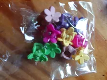 Clip pequeño gancho para el pelo para niña pequeña, 10 Uds., flor de Color caramelo, horquilla, accesorios para el cabello al por mayor