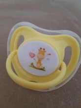 Chupete de diseño de animales de dibujos animados para bebé, mordedor de seguridad de grado alimenticio de silicona, accesorios para recién nacido