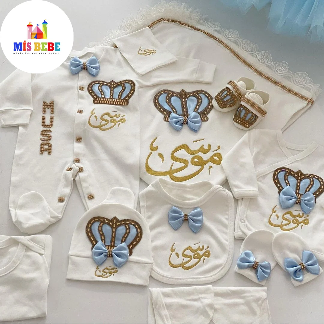 Ropa personalizada para recién nacidos, 10 unidades, tela personalizada, conjuntos trajes seguros y saludables bebés|set de ropa| - AliExpress