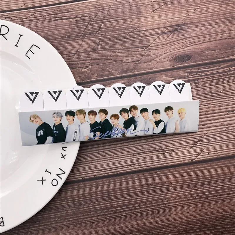 Kpop Липкие заметки Bangtan Boys JIMIN JK Blackpink GOT7 JB MARK BAMBAM JACKSON Seventeen StickerFans Note-pad метки JISOO JENNIE - Цвет: SEVENTEEN