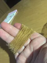 Cuentas de aleación de Metal de 5 a 10 metros, accesorios de cadenas para collares, accesorios de fabricación de joyas DIY