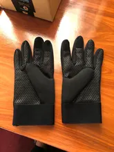 Otoño e Invierno de los hombres de las mujeres ciclismo guantes de dedo completo para pantalla táctil de deportes al aire libre guantes bicicleta guantes con Logo reflectante