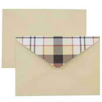 

Envelopes with checkered valve beige format c6 (114x162mm), packing 20 PCs.